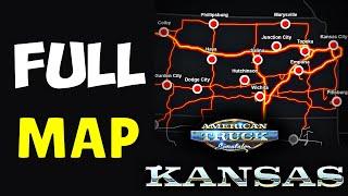 Kansas DLC - Full Zoomed-In Map ● All Cities & Roads | Early Access - Upcoming ATS Map DLC