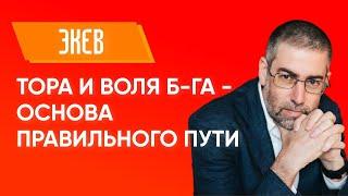  Ицхак Пинтосевич | Экев. Тора и воля Б-га - основа правильного пути. Урок за установление мира