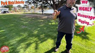 I Got The BOOT! Metal Detecting PUBLIC Parks in Monterey, California!!