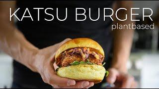 Shut the front door + all the windows for this CRISPY Tofu Katsu Burger Recipe!