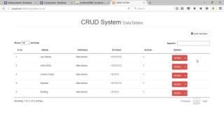 Datatable CRUD Part 6 Retrieve Data