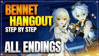 Bennet Hangout Event All Endings + Achievements! -【Genshin Impact】