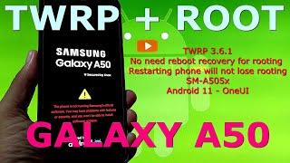 TWRP 3.6.1+Root Samsung Galaxy A50 A505x Android 11-OneUI in 2022