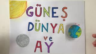 5 FEN Güneş, Dünya ve Ay (1. Ünite) #yazılı