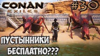 Conan Exiles #30  Где найти бесплатных детенышей пустынника 