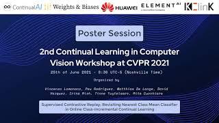 CLVision: "Supervised Contrastive Replay: Revisiting NCM Classifier in Online Class-Incremental CL"