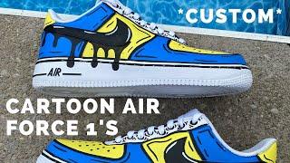 Custom CARTOON Air Force 1's 