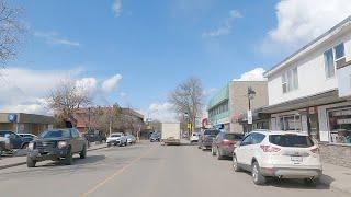 100 Mile House Town & Cariboo Highway #97 - Driving in British Columbia (BC) Canada