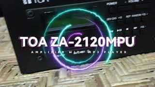 TOA PA ZA-2120MPU120W MP3 AMPLIFIER TOA 120W