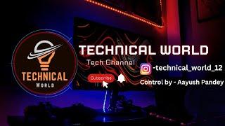 TECHNICAL WORLD LOGO & INTRO REVEAL