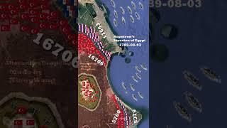 Napoleon's Invasion of Egypt Animated Map