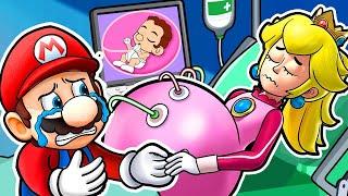 Peach Is Pregnant! But Behind It Is A Terrifying Conspiracy - Sad Story - Super Mario Bros Animation