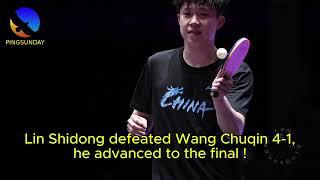 Wang Chuqlin lost to Lin Shidong in WTT Champion Macao 2024