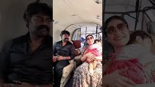 #actor & #producer #rksuresh with wife fun time with family