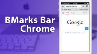 [Cydia Tweak] BMarks Bar - Chrome: Add A Bookmarks Bar To Chrome For iOS