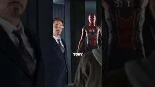 Why Tony Stark Put Tracker in Spider-Man's Suit️#marvel #mcu #spiderman #ironman #avengers #shorts