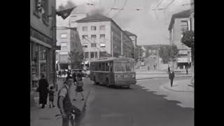 Eine Fahrt durch die Stadt Zürich 1939.