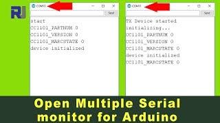 How to open multiple Serial Monitor for Arduino