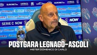 Mister Domenico Di Carlo | Postgara Legnago Salus-Ascoli | Ascoli Calcio