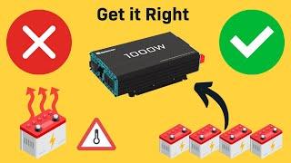 1000W Inverter: How Many Batteries You Really Need