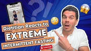 Dietitian Reacts to EXTREME Intermittent Fasting Protocol