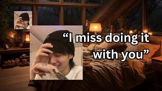 [ENG SUB]  Boyfriend misses doing it with you | Jungkook Imagine ASMR | with Rain Sounds