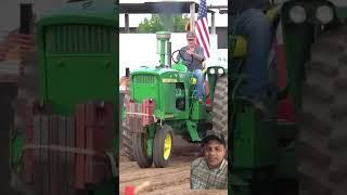 John Deere Tractor Racing  #tractorpulling #automobile #farmlife