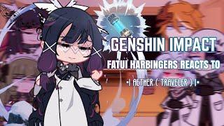  Genshin Impact Fatui Harbingers Reacts to Aether || Gacha Club || read desc