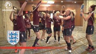 England Women’s team do Kolo/Yaya Toure chant | Inside Access