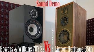 B&W 707 S2 vs. Wharfedale Linton Heritage Speakers Sound Demo