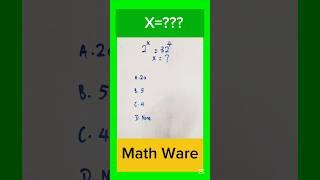 X=? Can You Solve This?  #math #pisa #maths