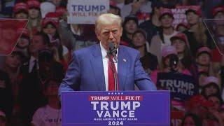 Former President Donald Trump, Vice President Kamala Harris continue campaigning ahead of election