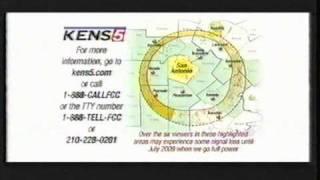 KENS-5 San Antonio, TX DTV Jun 2009 psa