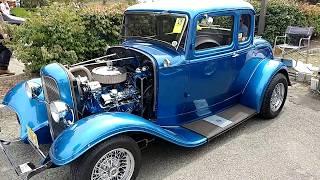 1932 METALLIC BLUE FORD MODEL B 5 WINDOW COUPE 'OUR 32'