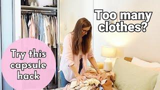 How I reduced my wardrobe WITHOUT decluttering