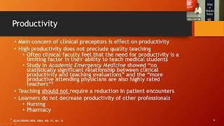 Teaching Medical Students  While Having a Positive Impact on Your Practice