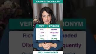 Advanced English Vocabulary Words Phrases | English Speaking Practice | English With Geet | #Shorts