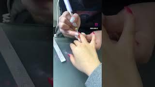 Get my nails done with me!  #nails #tulsa #oklahoma #influencer #newnas #naildesign #acrylic
