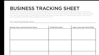 FHN Media - Business Tracking Sheet Walkthrough