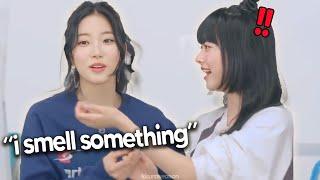 eunchae got offended because of kazuha (ft. zuha smelling her members)