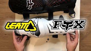 Наколенники Leatt Dual Axis vs Fox Titan Pro D3O. Обзор. Что прочней - штанина или наколенник?