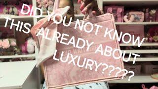 DID YOU NOT KNOW THIS ABOUT LUXURY