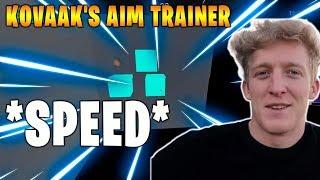 Tfue Shows His *AIM SPEED* in Kovaak's Aim Trainer INSANEE