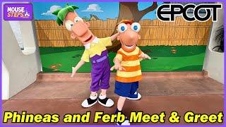 We Meet Phineas and Ferb at EPCOT - June 2025 - Walt Disney World