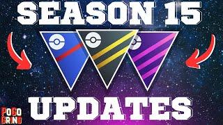 NEW Season 15 UPDATES For Pokemon GO Battle League