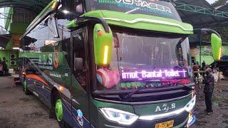 Bus ALS 153 Patas AC Toilet Executive Class Ke Medan Via Toba Senin 25/10/2021