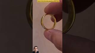 Making a Pure Gold Sonic Ring!  #shorts #viral #trending #goldring #shortvideo