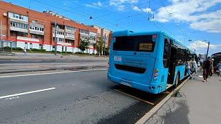 Забег №1 на автобус "6921 по 153" Петербурга 14-**: ЛиАЗ-5292.65 6921 по №153 (12.06.24)