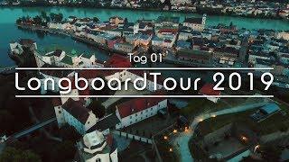 Tag 01 | Österreich LongboardTour 2019 | Passau → Wien | Joel Pingel