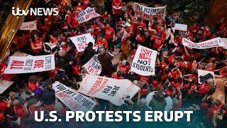 Jewish protesters arrested after storming Trump Tower demanding release of pro-Palestinian activist